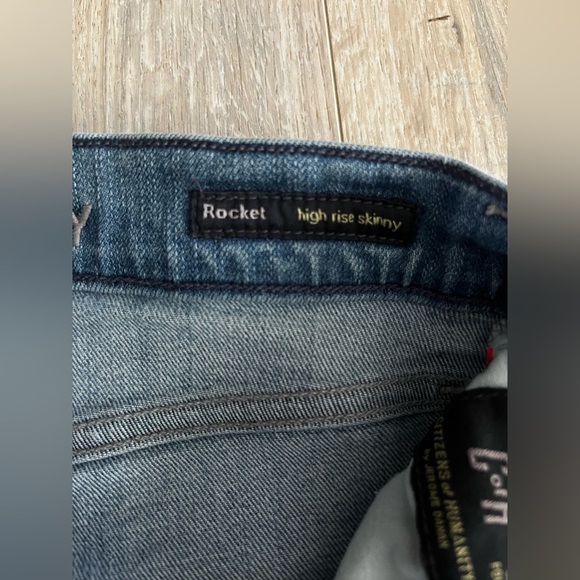 Citizens of Humanity Rocket in Bombay High Rise Stretch Skinny Jeans - Size 26 - Picture 4 of 10